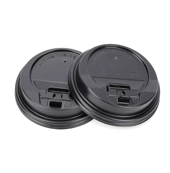 LID CUP HOT - PLAIN BLACK 8 OZ (1000 PCS)